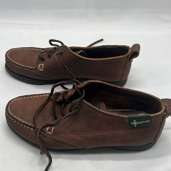 Eastland Brown Leather Flats & Loafers - Picture 5 of 9